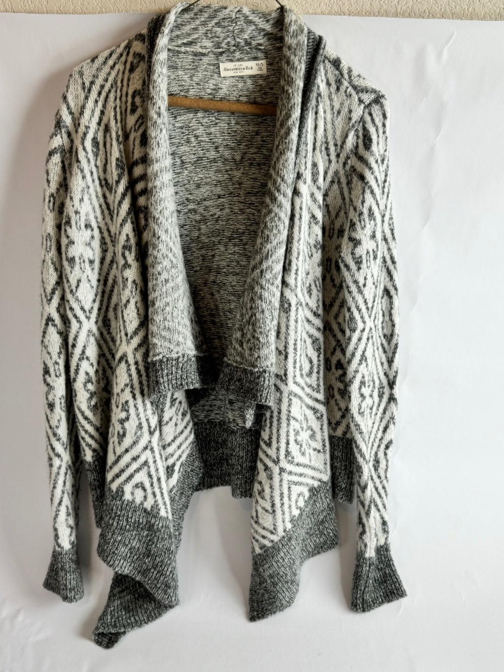Abercrombie & Fitch Women's Boho Open Front Wool Blend Cardigan Sweater - XS/S